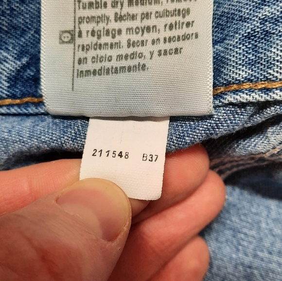 CARHARTT (44 x 32) Original Dungaree Fit Carpenter Jeans Blue - Picture 5 of 7